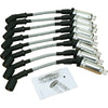 10.5" Direct Fit Spark Plug Wire Set - SILVER - Street Series