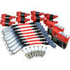 Stage 2 Ignition Kit - 2005-2013  GM LS2/LS3/LS4/LS7/LS9 - Red ROUND Coils / 10.5" Plug Wires/ Spark Plugs