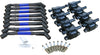 Stage 2 Ignition Kit - 2014-2021 GM CARS/TRUCK LT Gen V - SQUARE Coils / Iridium Spark Plugs / 9.5"  BLUE High-Temp Plug Wires