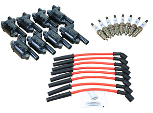 Stage 2 Ignition Kit - 2014-2021 GM CARS/TRUCK LT Gen V - ROUND Coils / Iridium Spark Plugs / 14