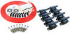 Stage 2 Ignition Kit - 2014-2021 GM CARS/TRUCK LT Gen V - SQUARE Coils / Iridium Spark Plugs / Universal Ceramic RED Plug Wires