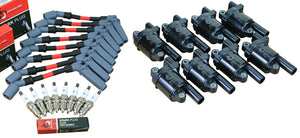 Stage 2 Ignition Kit - 2014-2021 GM CARS/TRUCK LT Gen V - ROUND Coils / Iridium Spark Plugs / 8.5