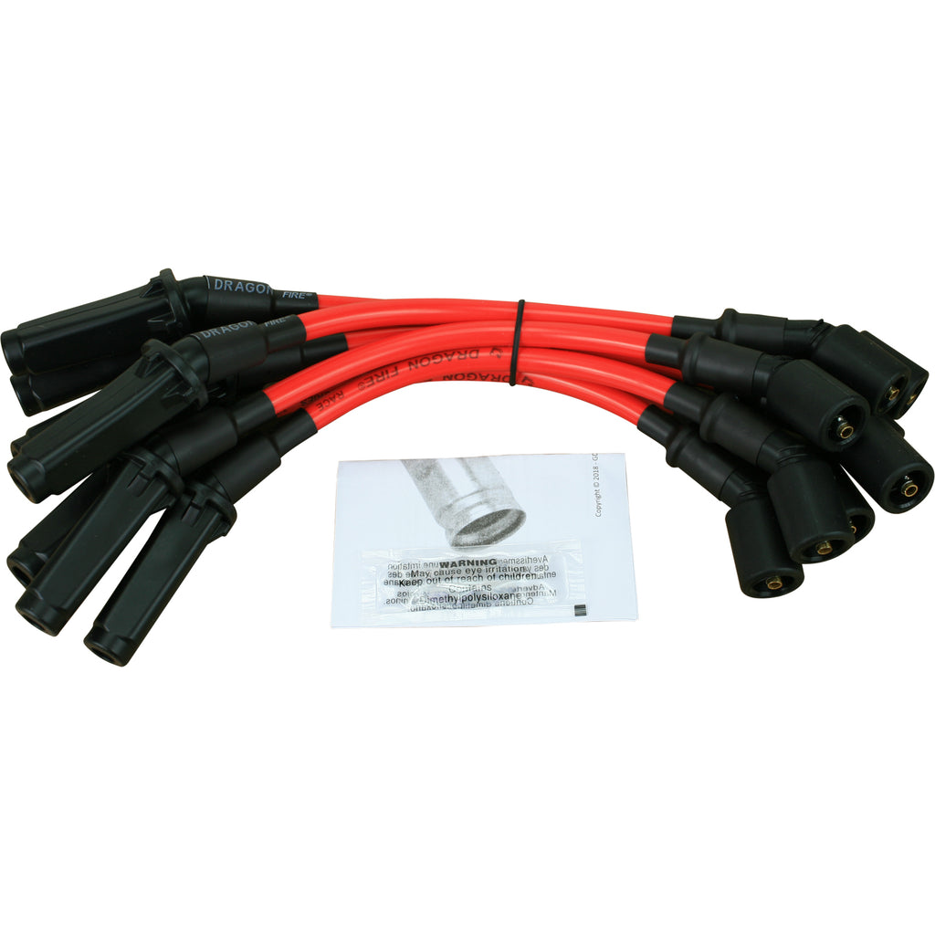 13" Direct Fit Spark Plug Wire Set - RED - Sport Series