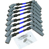 8.5" Direct Fit Spark Plug Wire Set - BLUE - Street Series