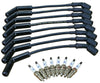 Stage 1 Ignition Kit - 2014-2021 GM CARS/TRUCKS LT Gen V Iridium Plugs / 12" Ceramic BLACK Plug Wires