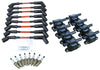 Stage 2 Ignition Kit - 2014-2021 GM CARS/TRUCK LT Gen V - SQUARE Coils / Iridium Spark Plugs / 9.5"  RED Plug Wires