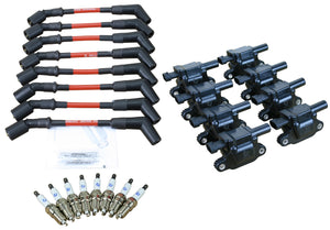 Stage 2 Ignition Kit - 2014-2021 GM CARS/TRUCK LT Gen V - SQUARE Coils / Iridium Spark Plugs / 9.5