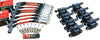 Stage 2 Ignition Kit - 2014-2021 GM CARS/TRUCK LT Gen V - SQUARE Coils / Iridium Spark Plugs / 10.5"  RED High-Temp Plug Wires