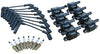 Stage 2 Ignition Kit - 2014-2021 GM CARS/TRUCK LT Gen V - SQUARE Coils / Iridium Spark Plugs / 8.5"  BLACK Plug Wires