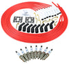 Stage 1 Ignition Kit - 2014-2021 GM CARS/TRUCKS LT Gen V Iridium Plugs / Universal Ceramic 500 Ohm RED Plug Wires w/White Boots