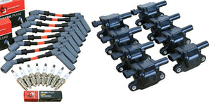 Stage 2 Ignition Kit - 2014-2021 GM CARS/TRUCK LT Gen V - SQUARE Coils / Iridium Spark Plugs / 8.5