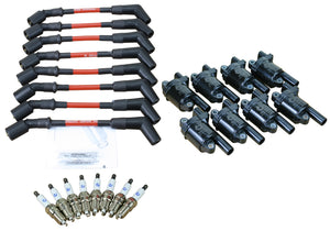 Stage 2 Ignition Kit - 2014-2021 GM CARS/TRUCK LT Gen V - ROUND Coils / Iridium Spark Plugs / 9.5