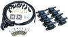 Stage 2 Ignition Kit - 2014-2021 GM CARS/TRUCK LT Gen V - SQUARE Coils / Iridium Spark Plugs / Universal 500 Ohm BLACK Plug Wires w/Black Boots