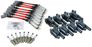 Stage 2 Ignition Kit - 2014-2021 GM CARS/TRUCK LT Gen V - ROUND Coils / Iridium Spark Plugs / 10.5