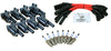 Stage 2 Ignition Kit - 2014-2021 GM CARS/TRUCK LT Gen V - ROUND Coils / Iridium Spark Plugs / 13" 150 Ohm RED Plug Wires w/Grey Boots