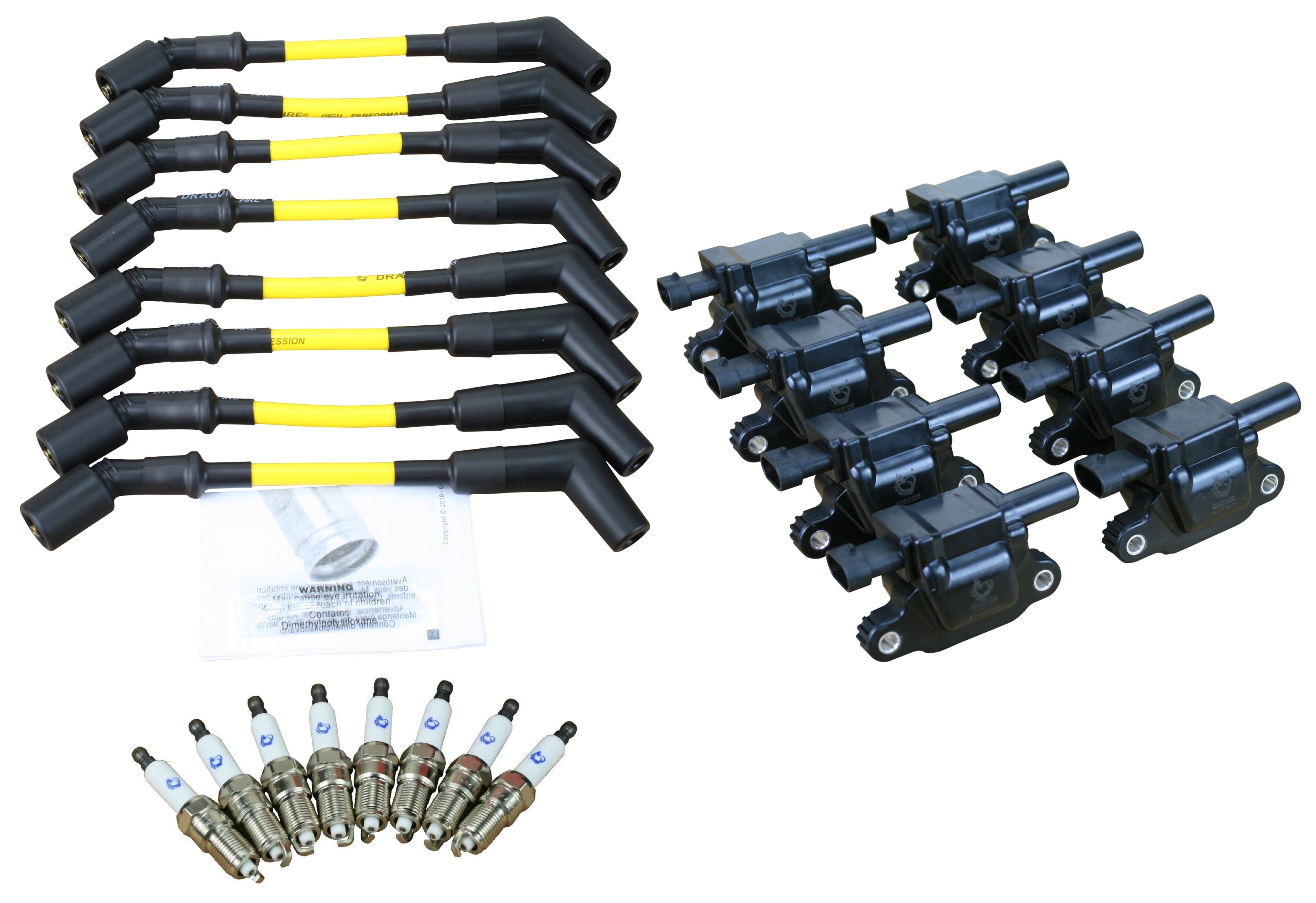 Dragon Fire Performance Tundra Ignition Tune Up Kit; Black Kit-1595 (07