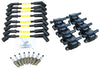Stage 2 Ignition Kit - 2014-2021 GM CARS/TRUCK LT Gen V - SQUARE Coils / Iridium Spark Plugs / 9.5"  YELLOW Plug Wires