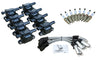 Stage 2 Ignition Kit - 2014-2021 GM CARS/TRUCK LT Gen V - SQUARE Coils / Iridium Spark Plugs / 13"  SILVER Plug Wires