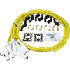 Universal White Ceramic Spark Plug Wire Set - TRANSPARENT YELLOW - Street Series