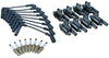 Stage 2 Ignition Kit - 2014-2021 GM CARS/TRUCK LT Gen V - ROUND Coils / Iridium Spark Plugs / 8.5"  BLACK Plug Wires