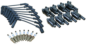 Stage 2 Ignition Kit - 2014-2021 GM CARS/TRUCK LT Gen V - ROUND Coils / Iridium Spark Plugs / 8.5