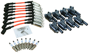 Stage 2 Ignition Kit - 2014-2021 GM CARS/TRUCK LT Gen V - ROUND Coils / Iridium Spark Plugs / 10.5