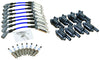 Stage 2 Ignition Kit - 2014-2021 GM CARS/TRUCK LT Gen V - ROUND Coils / Iridium Spark Plugs / 10.5"  BLUE Plug Wires