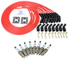 Stage 1 Ignition Kit - 2014-2021 GM CARS/TRUCKS LT Gen V Iridium Plugs / Universal Ceramic 150 Ohm RED Plug Wires w/Black Boots