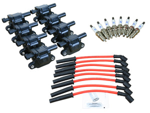 Stage 2 Ignition Kit - 2014-2021 GM CARS/TRUCK LT Gen V - SQUARE Coils / Iridium Spark Plugs / 14