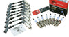 Stage 1 Ignition Kit - 2014-2021 GM CARS/TRUCKS LT Gen V Iridium Plugs / 8.5" SILVER Plug Wires w/Grey Boots and GM Heat Sleeves