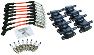 Stage 2 Ignition Kit - 2014-2021 GM CARS/TRUCK LT Gen V - SQUARE Coils / Iridium Spark Plugs / 10.5