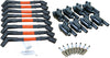 Stage 2 Ignition Kit - 2014-2021 GM CARS/TRUCK LT Gen V - ROUND Coils / Iridium Spark Plugs / 9.5"  RED High-Temp Plug Wires