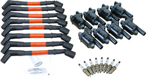Stage 2 Ignition Kit - 2014-2021 GM CARS/TRUCK LT Gen V - ROUND Coils / Iridium Spark Plugs / 9.5