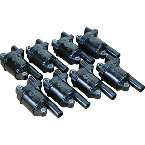 Ignition Coil Set - 2014-2020 GM GEN V LT1 - ROUND Type - BLACK