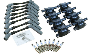 Stage 2 Ignition Kit - 2014-2021 GM CARS/TRUCK LT Gen V - SQUARE Coils / Iridium Spark Plugs / 8.5